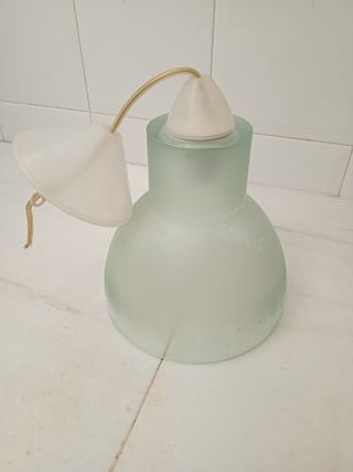 Lámpara de techo cristal esmerilado