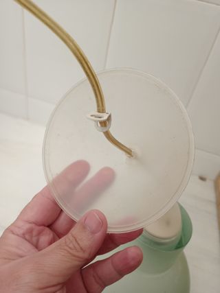 Lámpara de techo cristal esmerilado