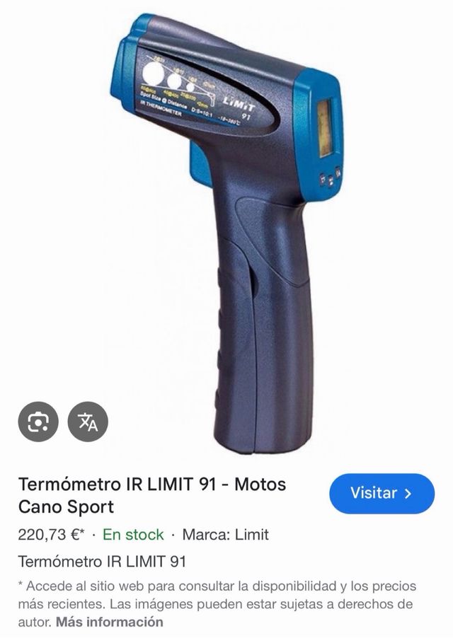 Termómetro IR LIMIT 91 (profesional)