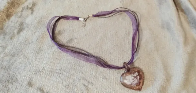 Colgante Corazón Cristal Bohemia