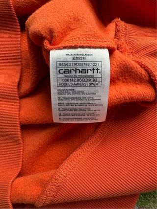 Sudadera Carhartt Naranja