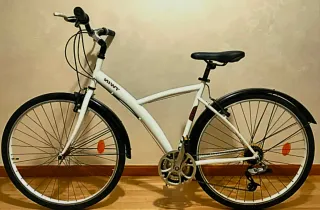 Bicicleta Urbana B'TWIN Original 300 Blanca