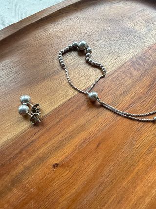 Pulsera y Pendientes Pandora Plata