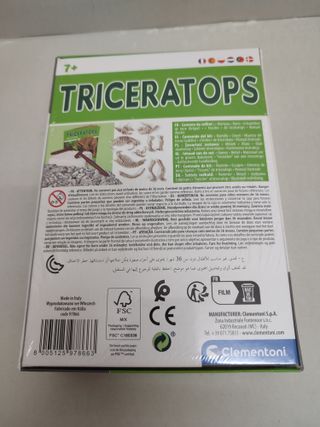 Juego Triceratops Clementoni Nuevo