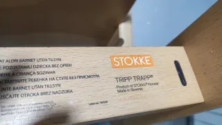 Trona Stokke + Protector Bebé + Desliz. Anticaída