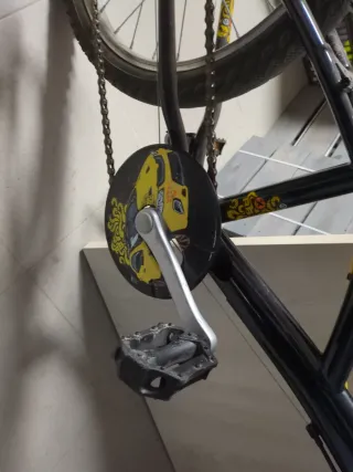 Bicicleta Infantil 20 Negra y Amarilla