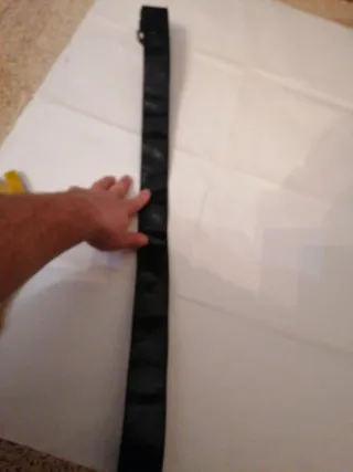 Cintura nera donna 115x5