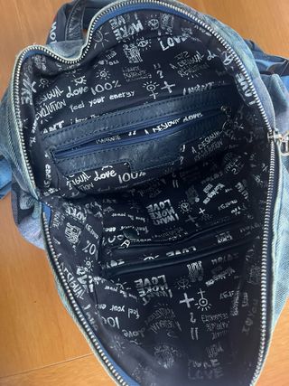 Mochila Desigual Denim Estampada