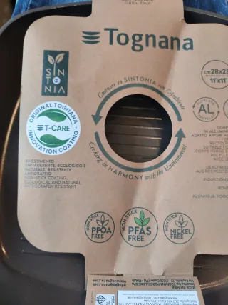Piastra grill Tognana 28x28 cm