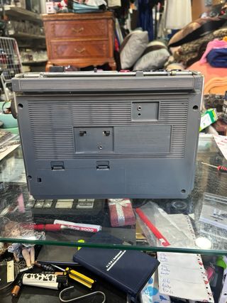 Radio Cassette Sanyo M2402-4F Plata