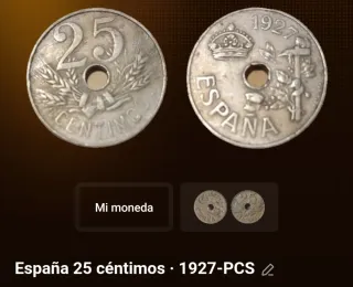 España 25 céntimos 1927