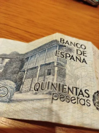 Billete 500 pesetas Banco de España