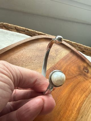 Pulsera Uno de 50 Plata Perla