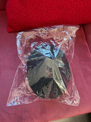 Gorra negra de malla