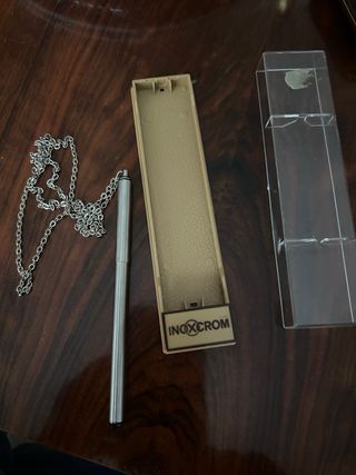 Bolígrafo Inoxcrom Vintage con Cadena