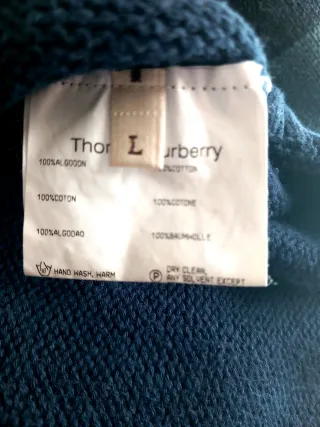 Jersey Thomas Burberry Talla L Rayas