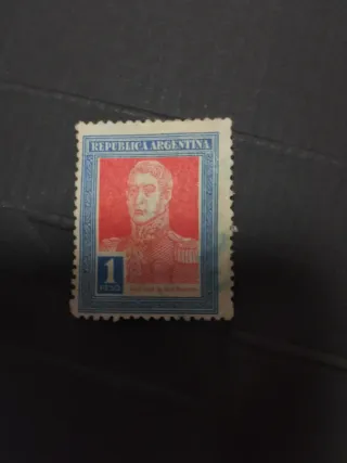 Francobollo Rep. Argentina 1 Peso