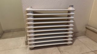 Radiador 10 elementos metal blanco