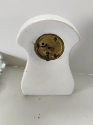 Orologio  da tavolo con fiori