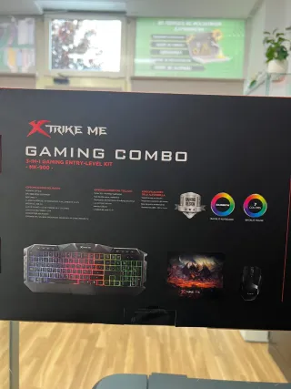 Combo Xtrike Me Teclado y Ratón Gaming Español