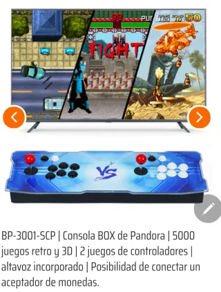 Kit Arcade PSA 007-2 Manual y Accesorios...