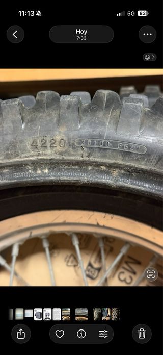 Neumático Motocross Delantero Maxicross 80/100-21