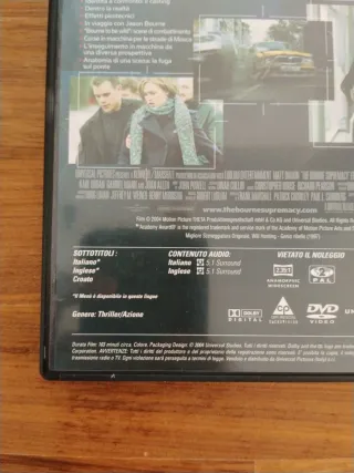 DVD The Bourne Supremacy - Matt Damon