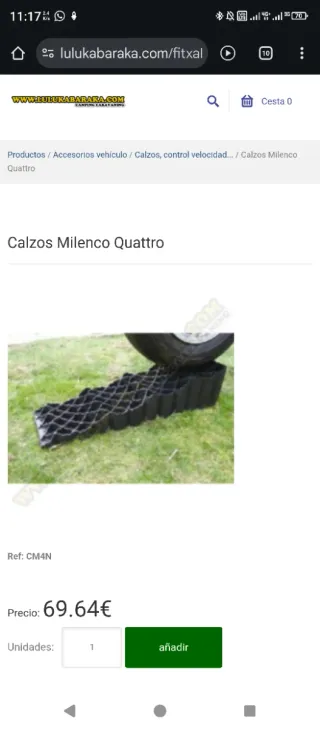 Calzos nivelación para furgoneta /autocaravana