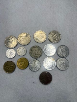 Lotto monete varie dal mondo