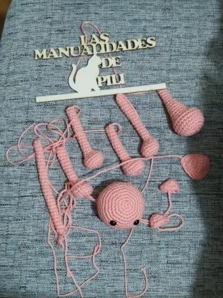 Gato Amigurumi Rosa Tejido