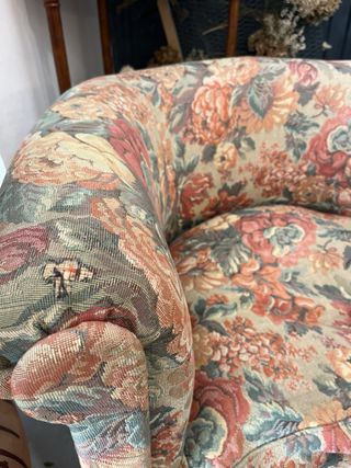 Sillón 1 plaza estampado floral