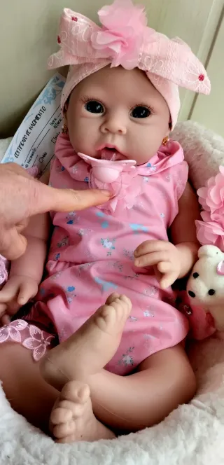 Bebé Reborn Silicona completa 51 cm