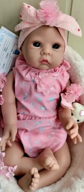 Bebé Reborn Silicona completa 51 cm