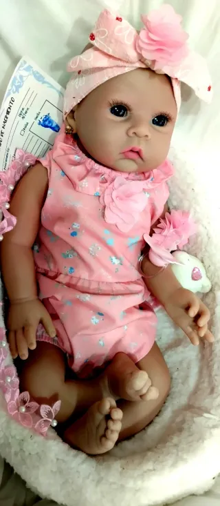 Bebé Reborn Silicona completa 51 cm