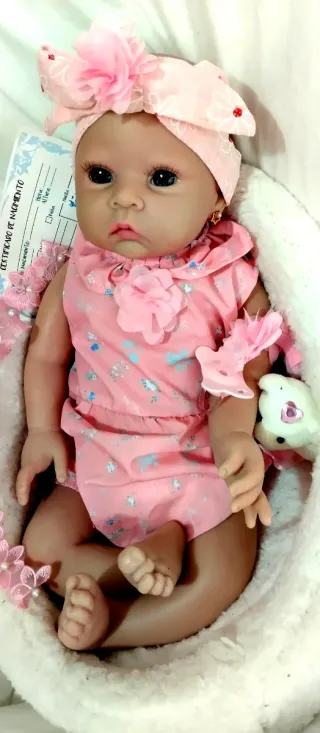 Bebé Reborn Silicona completa 51 cm