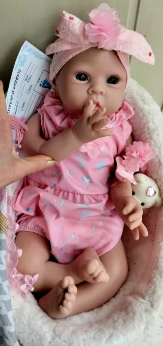 Bebé Reborn Silicona completa 51 cm