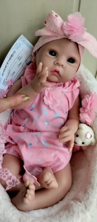 Bebé Reborn Silicona completa 51 cm