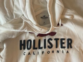 Sudadera Hollister Blanca Talla M