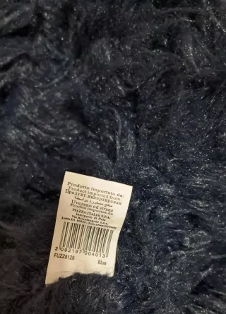 Scaldacollo pelo sintetico nero