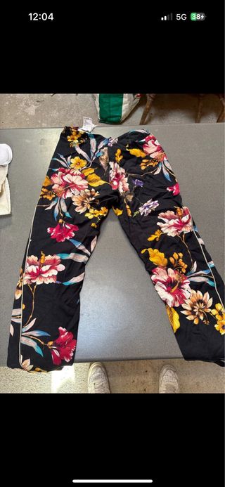 Completo floreale nero taglia 42