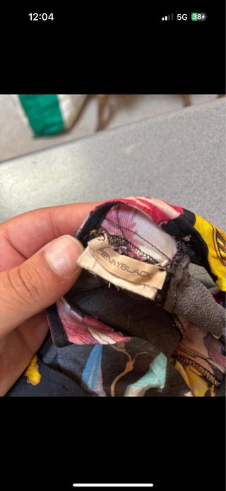 Completo floreale nero taglia 42