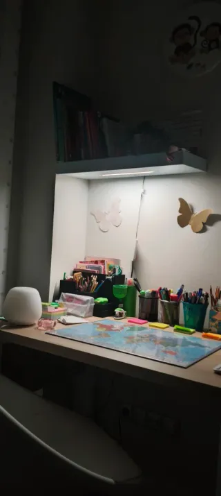 Mueble litera con escritorio y armario