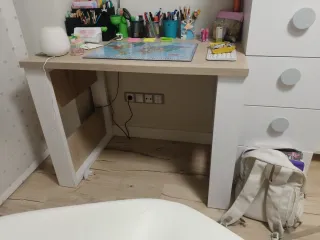 Mueble litera con escritorio y armario