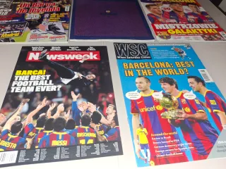 Revistas fc barcelona messi champions liga copa