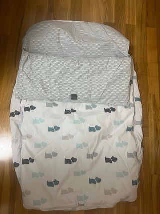 Cuna de viaje Asalvo con colchón y saco nórdico