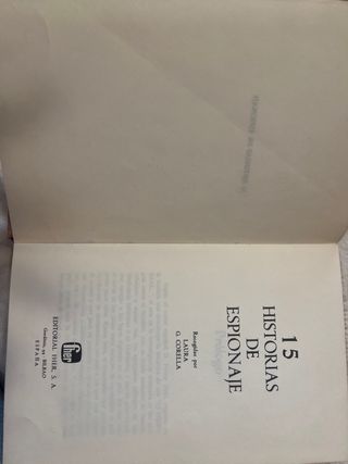 15 Historias De Espionaje