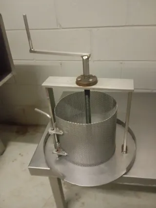 Prensa de chicharrones inoxidable