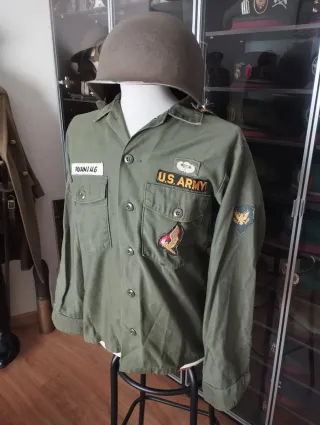 Camisa OG 107 Airborne Pathfinder Korea-Vietnam