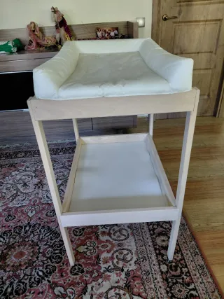 Cambiador bebé con colchón y funda