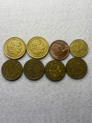 Lotto monete varie dal mondo